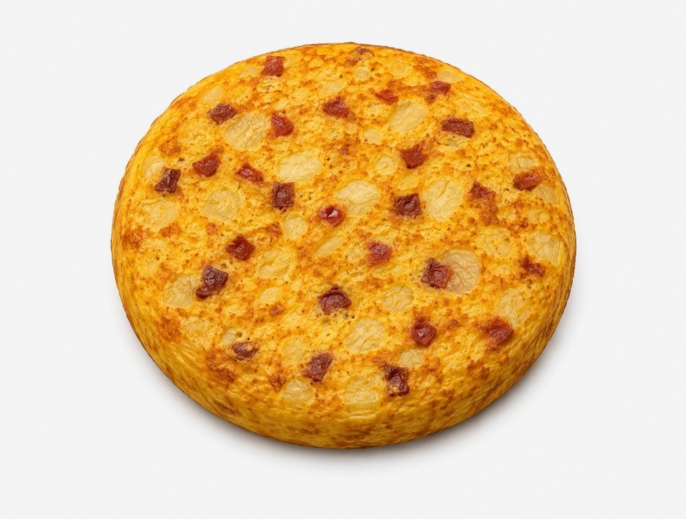 Tortilla española con jamón